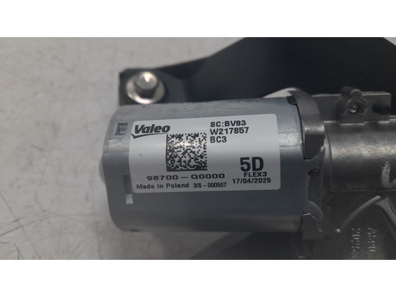 Recambio de motor limpia trasero para hyundai i20 iii (bc3, bi3) 1.0 t-gdi referencia OEM IAM 98700Q0000  