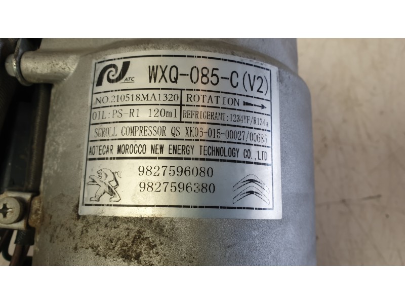 Recambio de compresor aire acondicionado para opel corsa f (p2jo) 1.2 (68) referencia OEM IAM 9827596080  320196/CAF610007CP