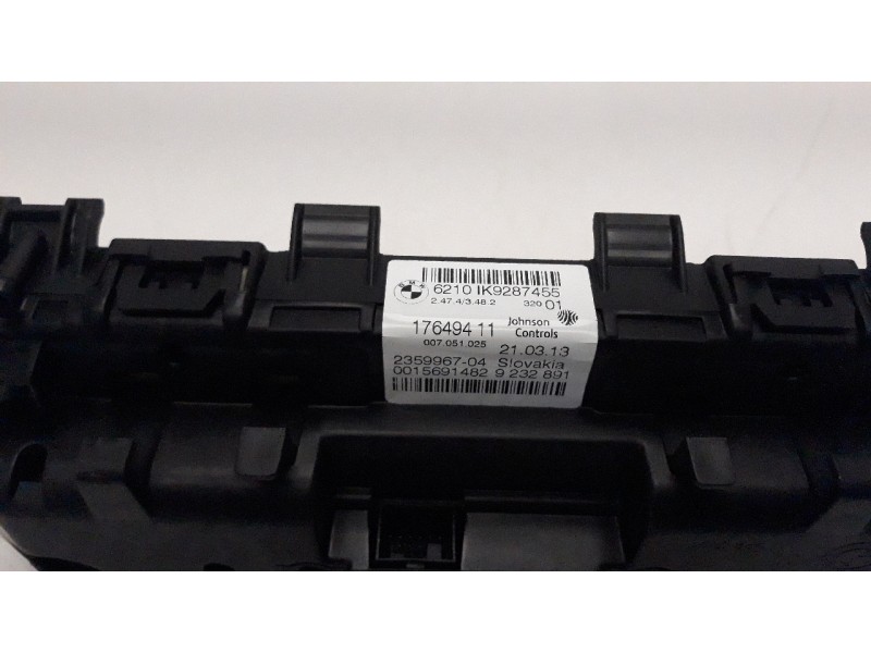 Recambio de cuadro instrumentos para bmw serie 1 lim. (f20) 1.6 turbodiesel referencia OEM IAM 62108794208  