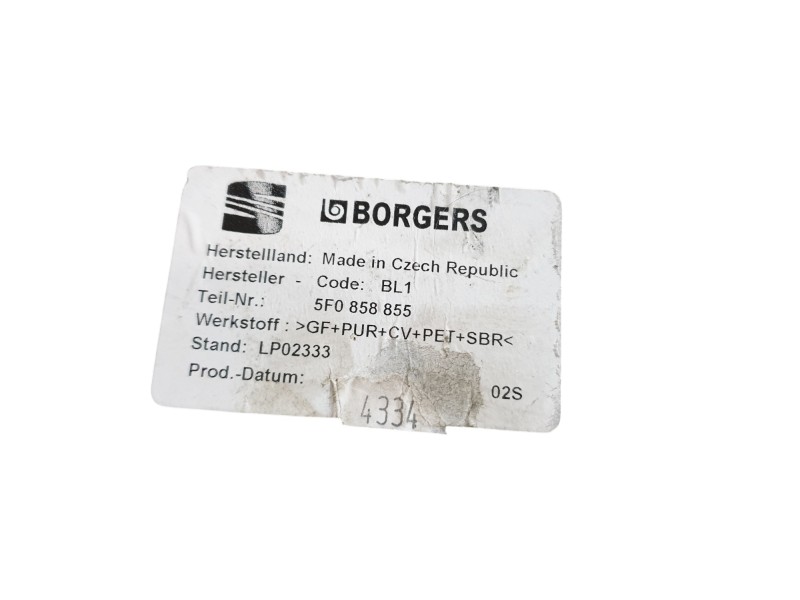 Recambio de bandeja trasera para seat leon (5f1) 1.5 tsi referencia OEM IAM 5F0858855  