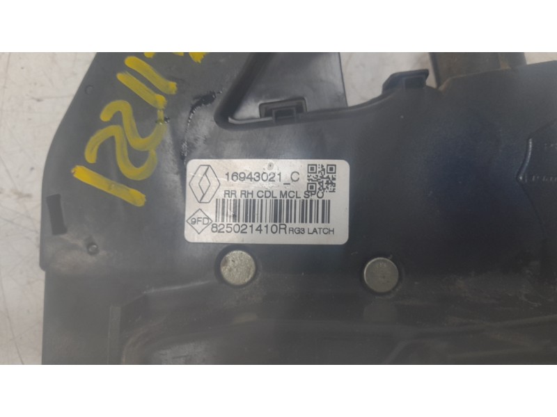 Recambio de cerradura puerta trasera derecha para renault megane iv hatchback (b9a/m/n_) 1.3 tce 140 (b9nb) referencia OEM IAM 8