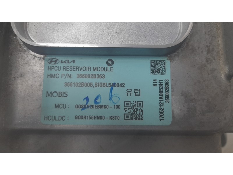 Recambio de inversor para hyundai kona (os, ose, osi) 1.6 gdi hybrid referencia OEM IAM 366002B363  