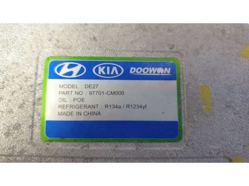 Recambio de compresor aire acondicionado para hyundai kona (os, ose, osi) 1.6 gdi hybrid referencia OEM IAM 97701CM000  320311G