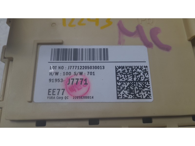Recambio de caja reles / fusibles para kia xceed (cd) 1.0 t-gdi referencia OEM IAM 91953J7771  