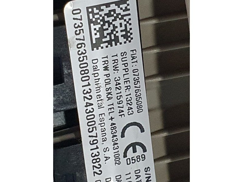 Recambio de kit airbag para fiat 500 c (312_) 1.0 mild hybrid (312.ayd1b) referencia OEM IAM 0000735627594  