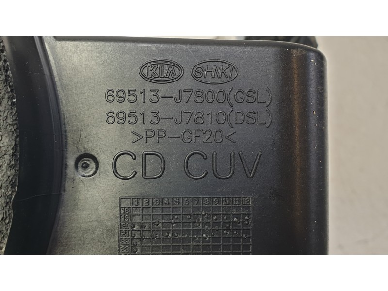 Recambio de tapa exterior combustible para kia xceed (cd) 1.0 t-gdi referencia OEM IAM 69513J7810  