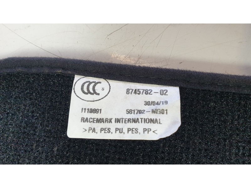 Recambio de juego alfombrillas para bmw x4 (g02, f98) xdrive 30 i referencia OEM IAM 874578202 581702MG02 