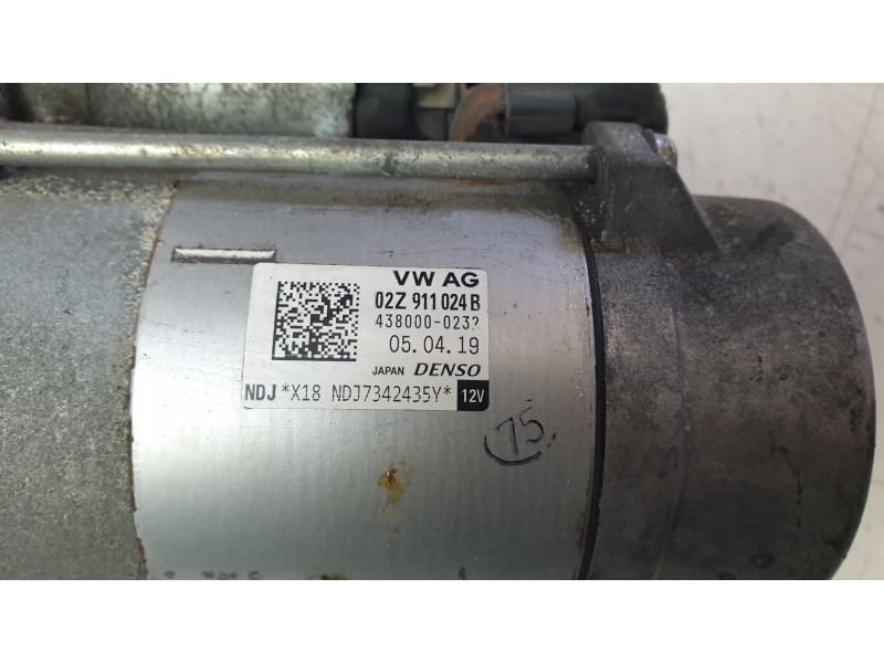 Recambio de motor arranque para audi a3 (8v1, 8vk) 1.6 tdi referencia OEM IAM 02Z911021K  ARF380001HQ