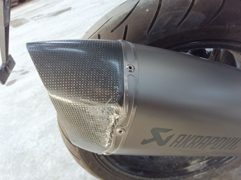 Recambio de silenciador trasero para bmw r 1250 r 1250 rs (1r13) referencia OEM IAM   