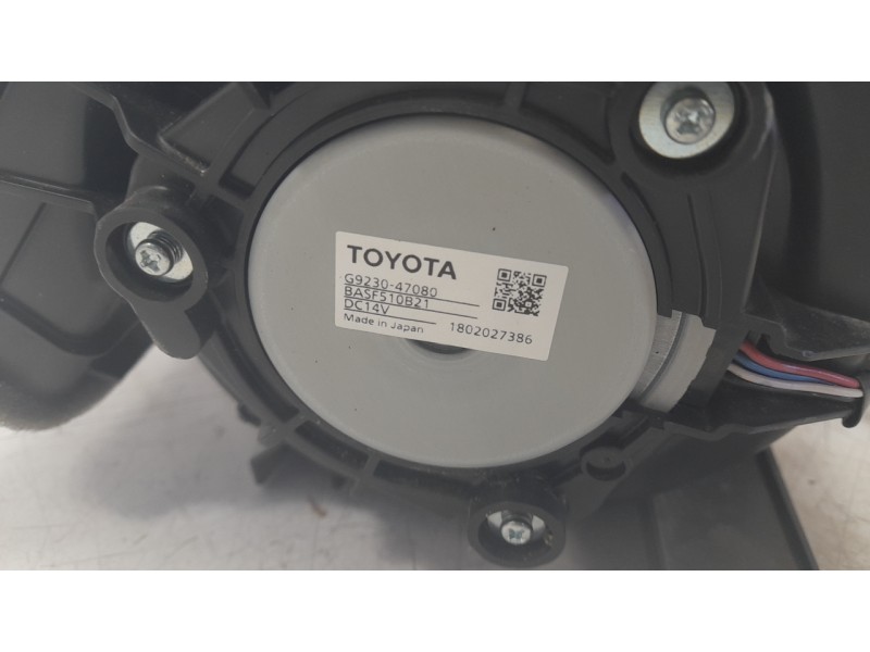 Recambio de ventilador calefaccion para toyota c-hr (_x1_) 1.8 hybrid (zyx10_, zyx11_) referencia OEM IAM G923047080  