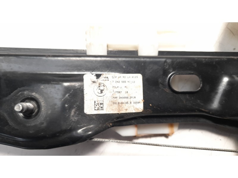 Recambio de elevalunas trasero izquierdo para bmw serie 1 lim. (f20) 1.6 turbodiesel referencia OEM IAM 51357281883  