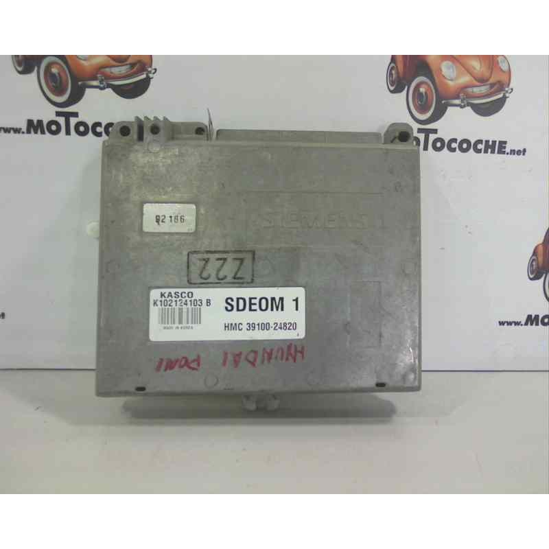 Recambio de centralita motor uce para hyundai pony (x2) 1.3 cat referencia OEM IAM HMC3910024820 K102124103B SDEOM1