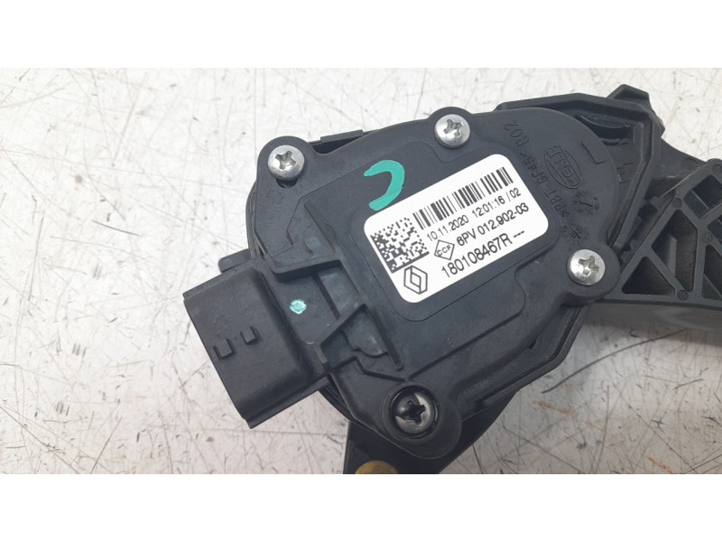 Recambio de potenciometro pedal para dacia duster ii 1.5 blue dci diesel fap cat referencia OEM IAM 180108467R  