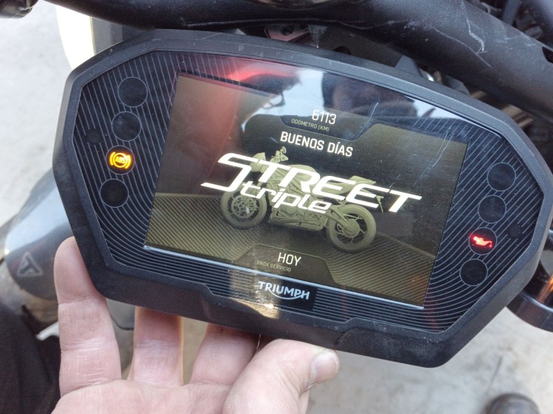 triumph street triple 765 rs del año 2024