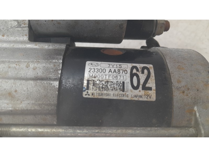 Recambio de motor arranque para subaru xv (gt, g24) 2.0 i awd (gt7) referencia OEM IAM 23300AA870 23300AA930 