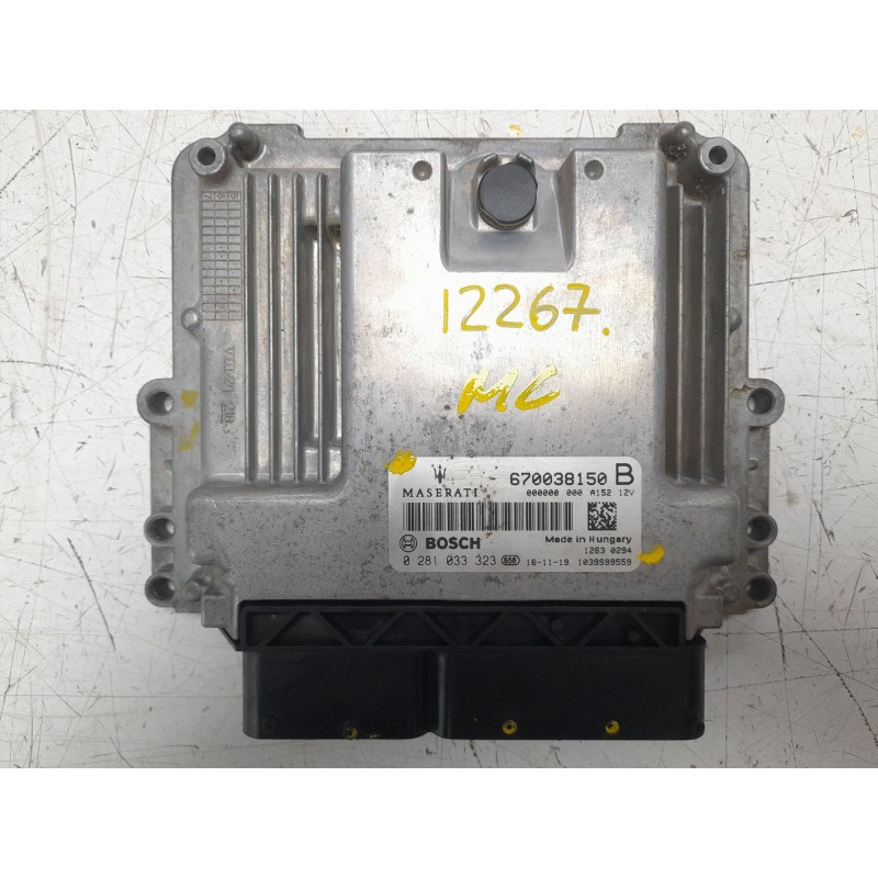Recambio de centralita motor uce para maserati levante suv (m161) 3.0 d q4 referencia OEM IAM 670038150 670038150B 0281033323