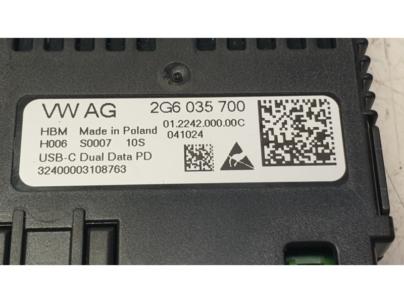 Recambio de modulo electronico para volkswagen taigo taigo referencia OEM IAM 2G6035700  
