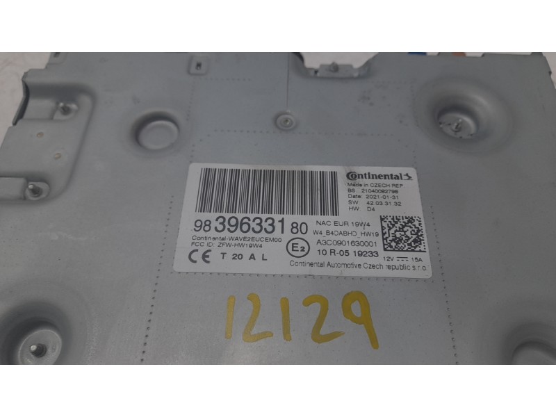 Recambio de sistema navegacion gps para peugeot 3008 ii suv (mc_, mr_, mj_, m4_) 1.2 thp/ puretech 130 (mrhnsm, mrhnsu, mrhnsj, 