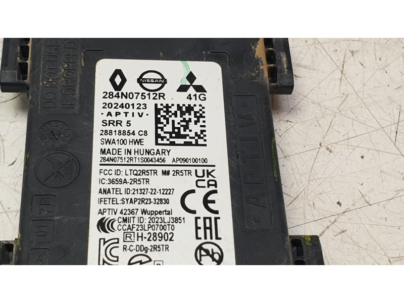 Recambio de modulo electronico para renault austral techno referencia OEM IAM 284N07512R  
