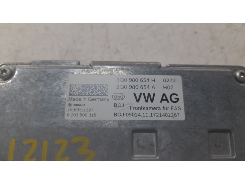 Recambio de camara vision frontal para volkswagen tiguan (ad1, ax1) 1.4 tsi referencia OEM IAM 3Q0980654H  