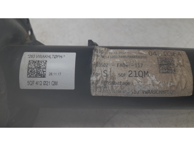 Recambio de amortiguador delantero izquierdo para volkswagen tiguan (ad1, ax1) 1.4 tsi referencia OEM IAM 5QF412021  AVW003