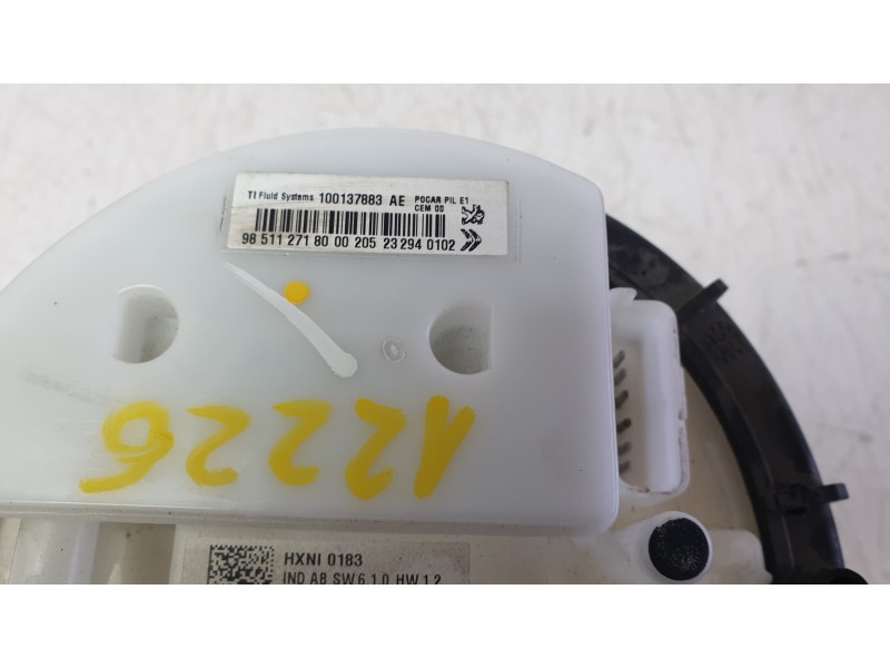 Recambio de bomba combustible para peugeot 208 ii (ub_, up_, uw_, uj_) 1.2 puretech 100 referencia OEM IAM 9851127180  