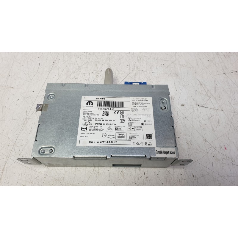 Recambio de sistema audio / radio cd para peugeot 208 ii (ub_, up_, uw_, uj_) 1.2 puretech 100 referencia OEM IAM 9862674480  