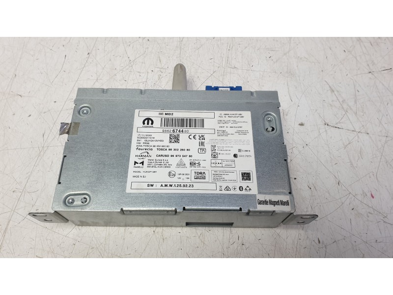 Recambio de sistema audio / radio cd para peugeot 208 ii (ub_, up_, uw_, uj_) 1.2 puretech 100 referencia OEM IAM 9862674480  