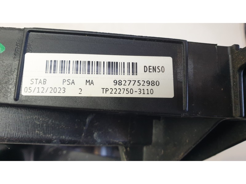 Recambio de electroventilador para peugeot 208 ii (ub_, up_, uw_, uj_) 1.2 puretech 100 referencia OEM IAM 9827752980  
