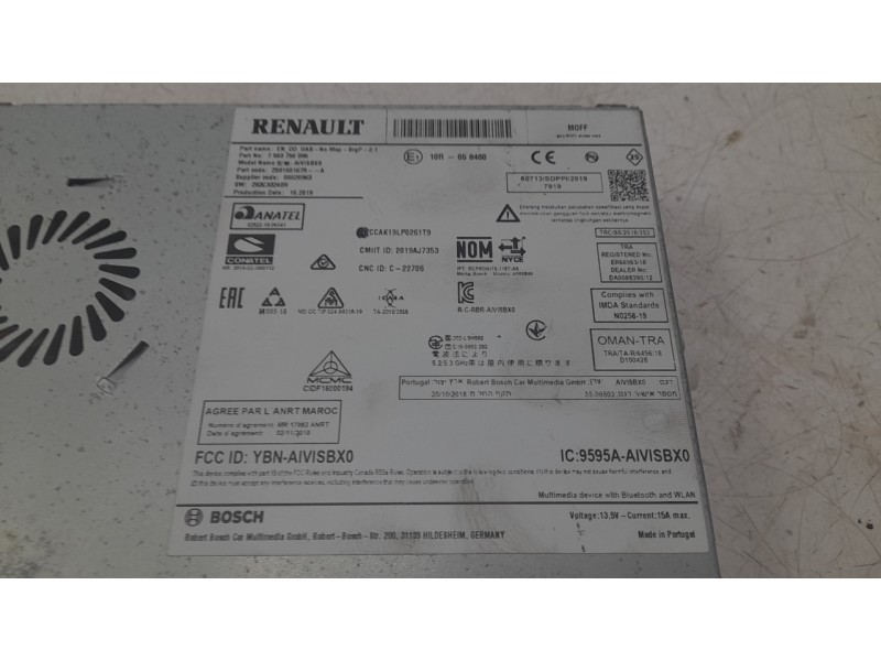 Recambio de sistema navegacion gps para renault clio v (b7_) 1.0 lpg (b7mt) referencia OEM IAM 259155167R  