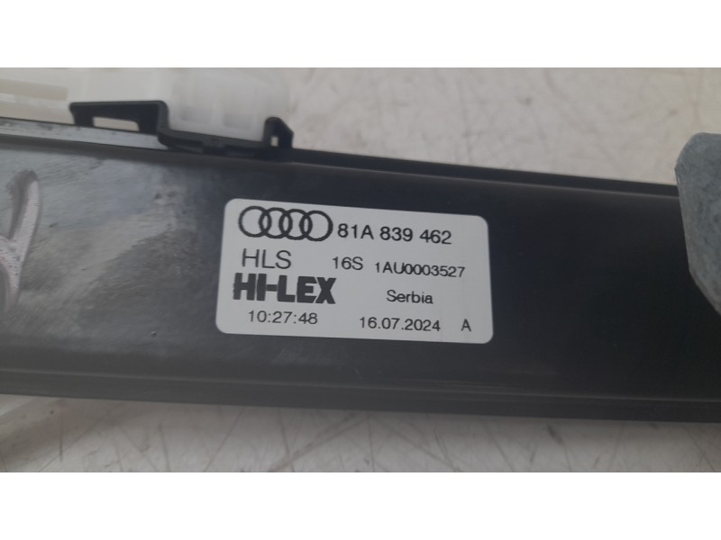 Recambio de elevalunas trasero derecho para audi q2 (gab, gag) 30 tdi referencia OEM IAM 81A839462  AD730W053