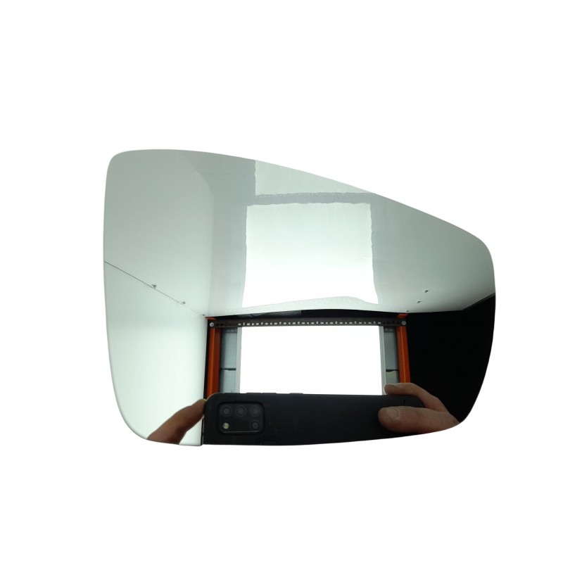 Recambio de cristal retrovisor derecho para volkswagen polo (6r1) referencia OEM IAM 6R0857522F 1052347017 1052347017/VG0237513/