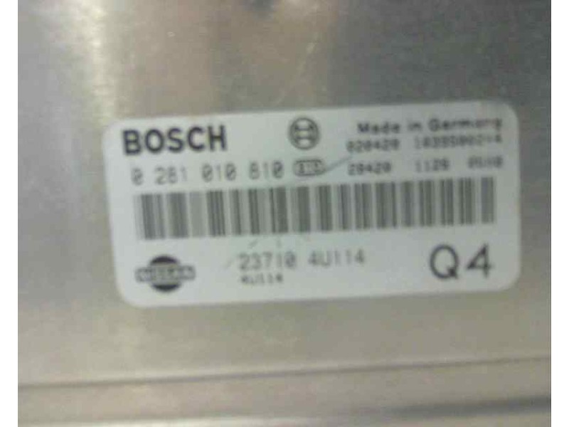 Recambio de centralita motor uce para nissan almera tino (v10m) 2.2 16v turbodiesel cat referencia OEM IAM 237104U114 0281010810