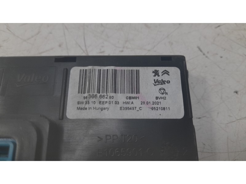 Recambio de modulo electronico para peugeot 3008 ii suv (mc_, mr_, mj_, m4_) 1.2 thp/ puretech 130 (mrhnsm, mrhnsu, mrhnsj, mrhn