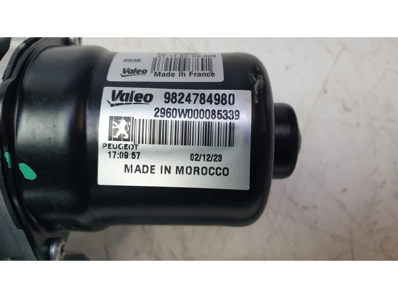 Recambio de motor limpia delantero para peugeot 208 ii (ub_, up_, uw_, uj_) 1.2 puretech 100 referencia OEM IAM 9824784980  