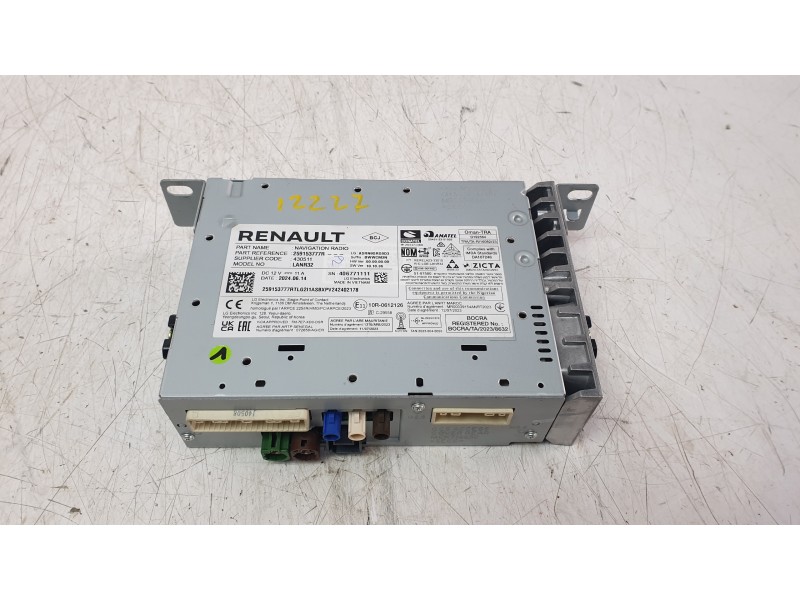 Recambio de sistema audio / radio cd para renault captur ii (hf_) tce 90 (hfm6) referencia OEM IAM 259153777R  