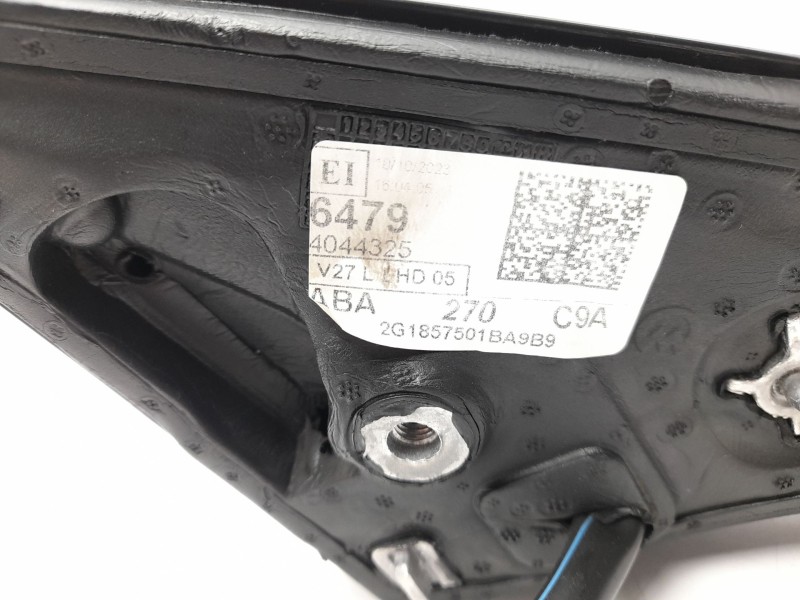 Recambio de retrovisor izquierdo para volkswagen polo vi (aw1, bz1, ae1) 1.0 tsi referencia OEM IAM 2G1857501BA9B9  1052378014/V