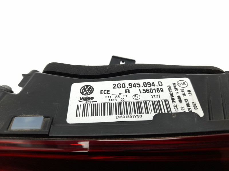 Recambio de piloto trasero derecho interior para volkswagen polo vi (aw1, bz1, ae1) 1.0 tsi referencia OEM IAM 2G0945094D  