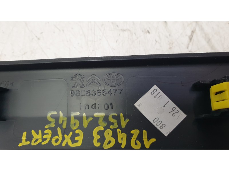 Recambio de pomo palanca cambio para peugeot expert autobús (v_) 1.6 bluehdi 115 referencia OEM IAM 9808366477  