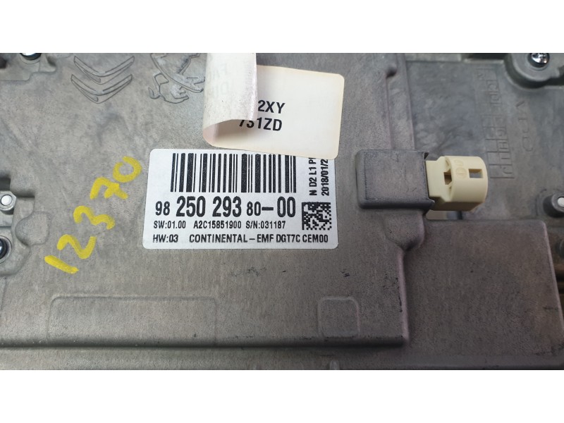 Recambio de pantalla multifuncion para citroën c4 picasso ii 1.6 bluehdi 120 referencia OEM IAM 9831652880  