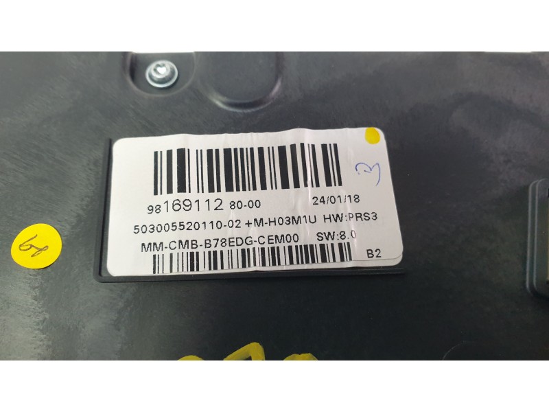 Recambio de cuadro instrumentos para citroën c4 picasso ii 1.6 bluehdi 120 referencia OEM IAM 9827062880  