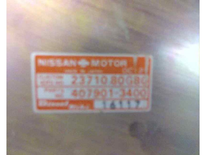 Recambio de centralita motor uce para nissan terrano (wd21) 2.7 turbodiesel referencia OEM IAM 4079013400 16117 2371080G80