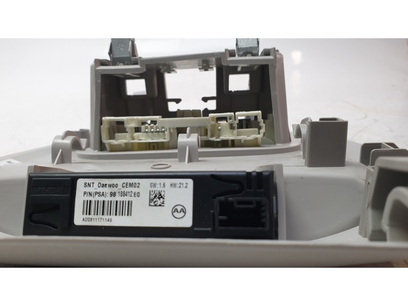 Recambio de luz interior delantera central para peugeot expert autobús (v_) 1.6 bluehdi 115 referencia OEM IAM 9808656277  