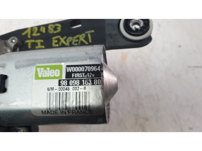 Recambio de motor limpia trasero para peugeot expert autobús (v_) 1.6 bluehdi 115 referencia OEM IAM 9809816380  