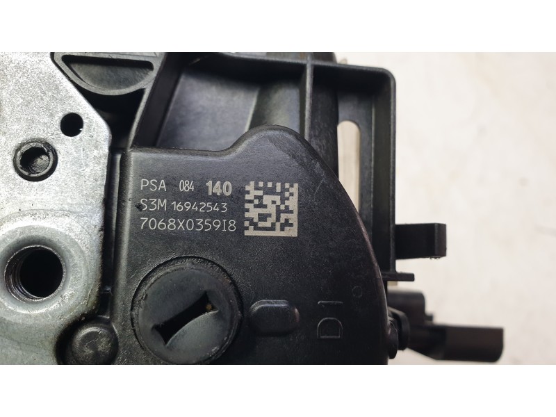 Recambio de cerradura puerta delantera derecha para peugeot expert autobús (v_) 1.6 bluehdi 115 referencia OEM IAM 16942543  