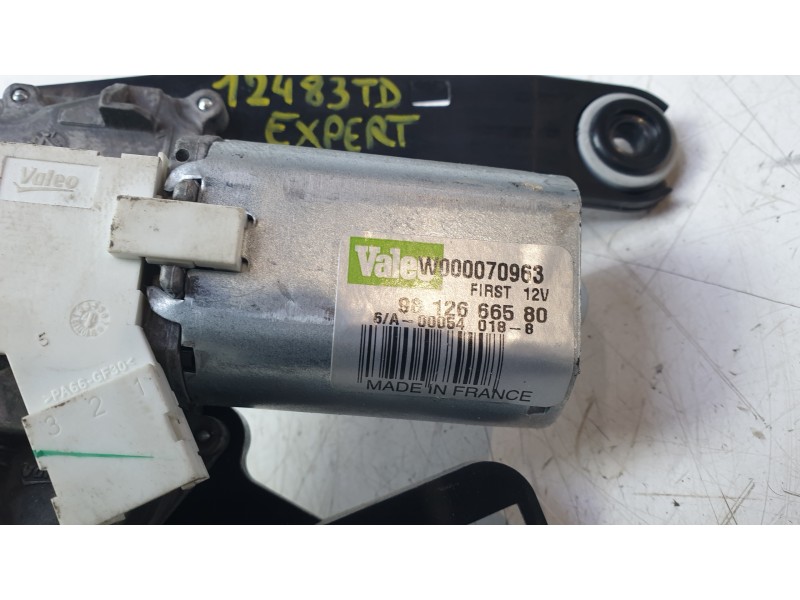 Recambio de motor limpia trasero para peugeot expert autobús (v_) 1.6 bluehdi 115 referencia OEM IAM 9812666580  