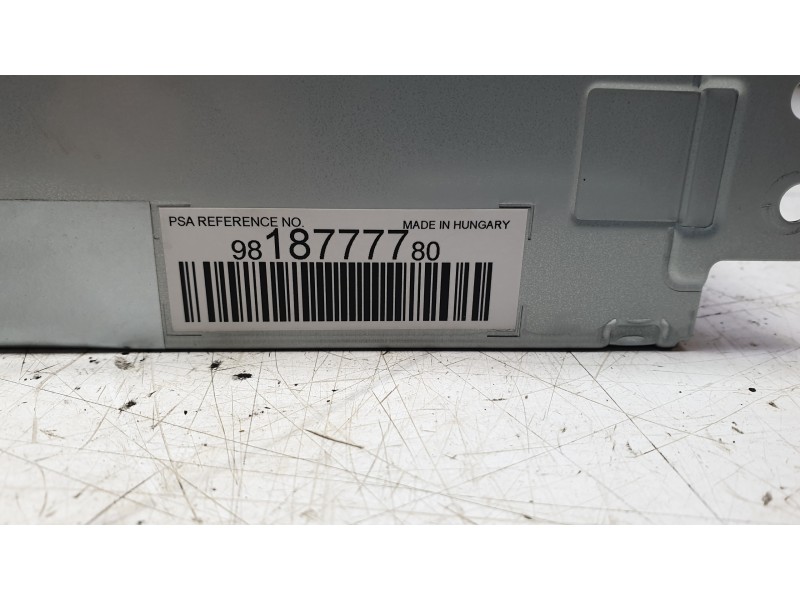 Recambio de sistema audio / radio cd para peugeot expert autobús (v_) 1.6 bluehdi 115 referencia OEM IAM 9818777780  