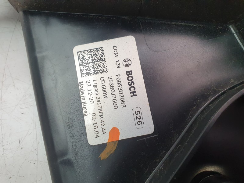 Recambio de electroventilador para kia xceed drive referencia OEM IAM 25380J7600  