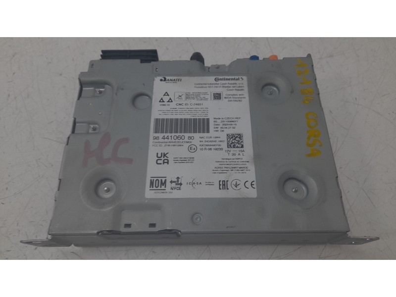 Recambio de sistema navegacion gps para opel corsa f (p2jo) 1.2 (68) referencia OEM IAM 9840051480  