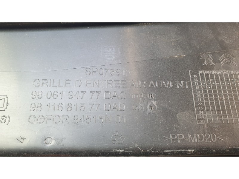 Recambio de torpedo para peugeot expert autobús (v_) 1.6 bluehdi 115 referencia OEM IAM 9808467277  